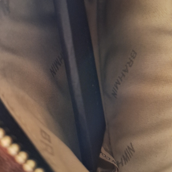 Brahmin Britt Onyx Croc-Embossed Coin Purse - Picture 4 of 4